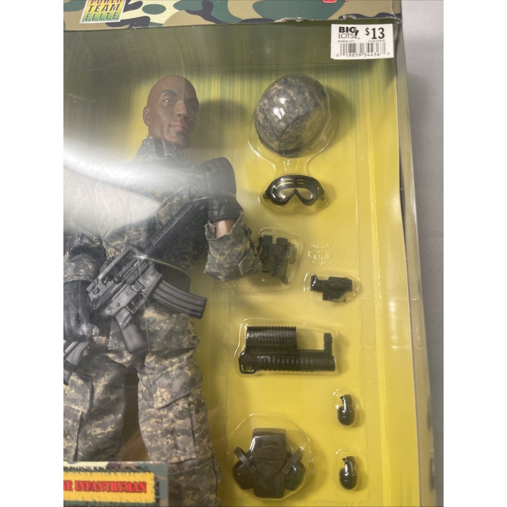 Power Team Elite World Peacekeepers 12" Airborne Infantryman AA Figure New - Picture 3 of 15